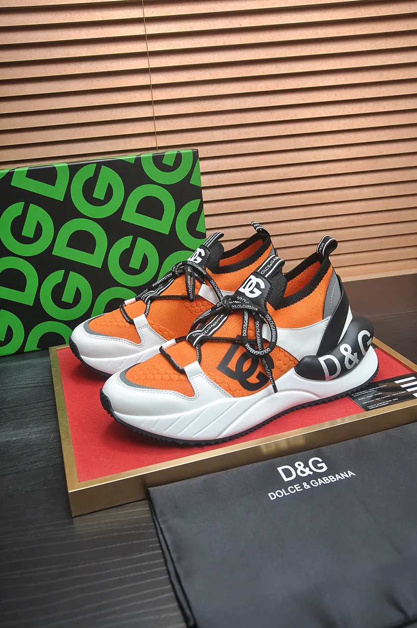 Men's shoes 💰480💶[D&G] High-end quality Product trademark: DG "Dolce & Gabbana*" low-top sneakers Product material: imported ^_^ cowhide upper, cotton silk lining, original outsole Regular size: 38-45 (45 customized)